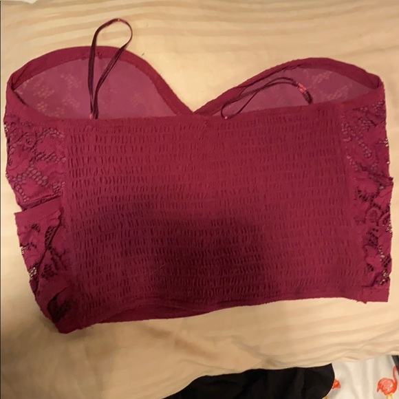 Purple free people lace tube top - Picture 2 of 2